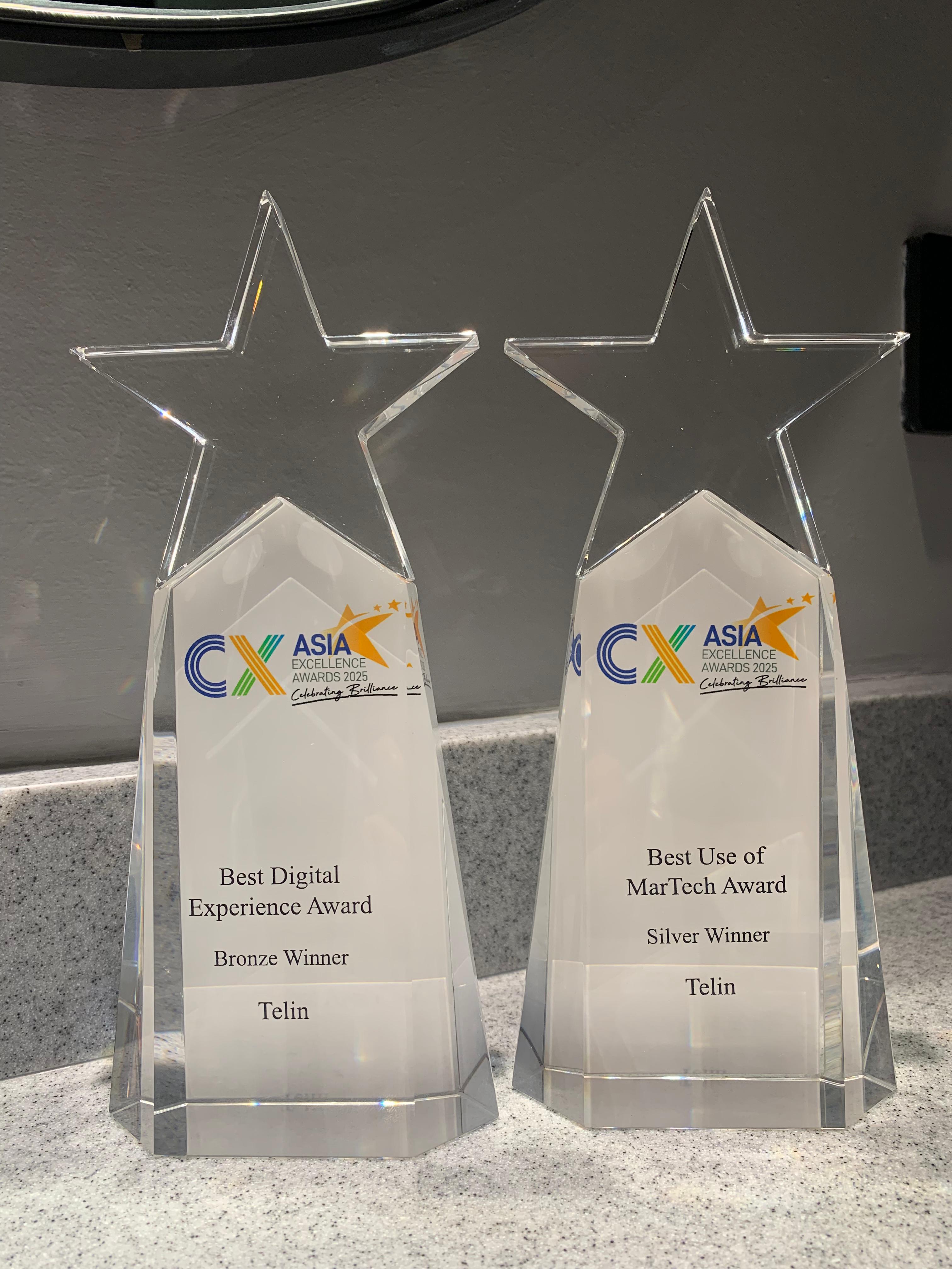 Telin Earns Triple Recognition at CX Asia Excellence Awards 2025 for Digital Innovation and Customer Experience